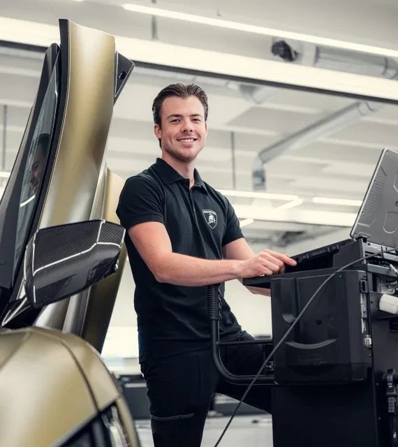 Portret Sander Zuidhof Lamborghini